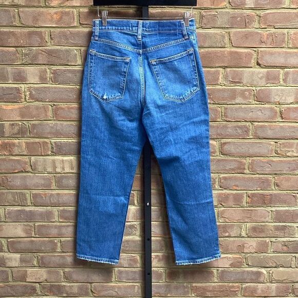 Abercrombie & Fitch The Ankle Straight Ultra High Rise Curve Love Size 6 Short - Picture 4 of 6